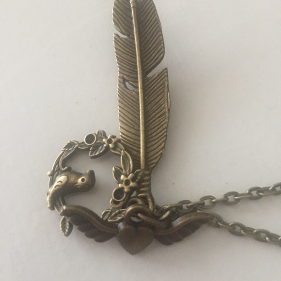 ⛓HANDMADE TRIPLE LAYER BRASS CHARM NECKLACE ⛓ - Picture 4 of 4